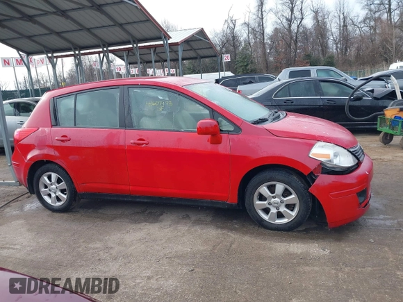 2007 Nissan Versa 1.8 S with VIN 3N1BC13E37L385700, listed as a IAAI auction lot 41607973 with 180,407 mi miles. Bid and sale history available at carsss.com. Image 13.