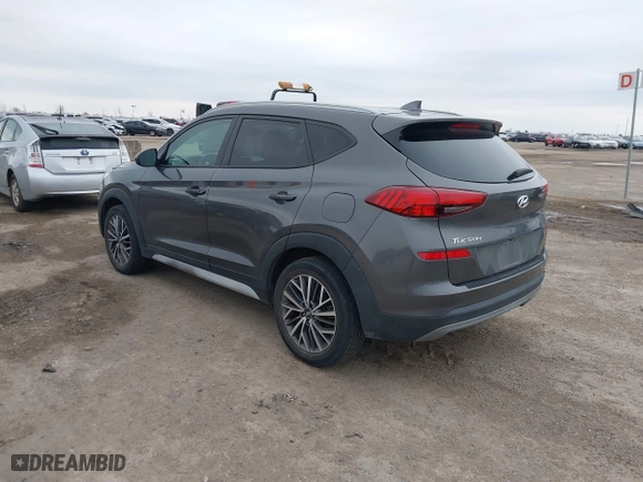 2020 Hyundai Tucson SEL with VIN KM8J3CAL2LU210310, listed as a IAAI auction lot 41593366 with 52,653 mi miles. Bid and sale history available at carsss.com. Image 3.