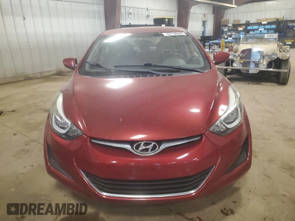 2016 Hyundai Elantra SE with VIN 5NPDH4AEXGH682832, listed as a Copart auction lot 57138045 with 90,948 mi miles and Salvage title. Bid and sale history available at DreamBid. Image 5.