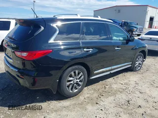 2015 Infiniti QX60 with VIN 5N1AL0MM4FC512551, listed as a IAAI auction lot 42336601 with 156,061 mi miles and . Bid and sale history available at DreamBid. Image 4.