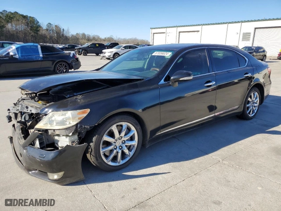 2010 Lexus LS 460 L with VIN JTHDL5EF0A5001705, listed as a Copart auction lot 87036624 with NaN miles and Salvage Title. Bid and sale history available at carsss.com. Image 1.