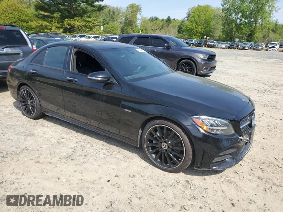 2021 Mercedes-Benz C 300 with VIN W1KWF8DB4MR630629, listed as a Copart auction lot 56859395 with 113,846 mi miles and Clean title. Bid and sale history available at DreamBid. Image 4.