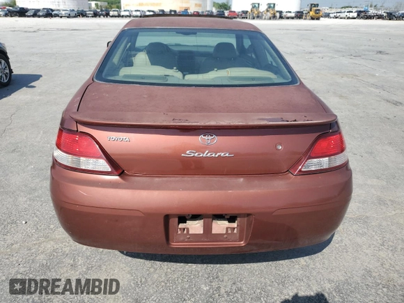 1999 Toyota Solara SE with VIN 2T1CF22PXXC222207, listed as a Copart auction lot 52858545 with 172,158 mi miles and Salvage Title. Bid and sale history available at carsss.com. Image 6.