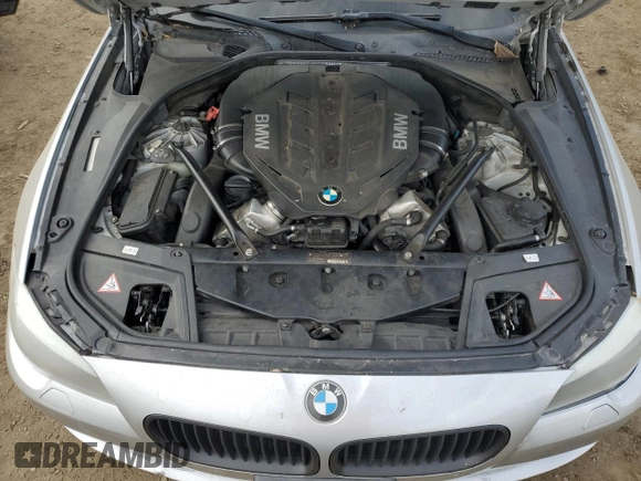 2012 BMW 5 Series 550i with VIN WBAFR9C5XCDV58508, listed as a Copart auction lot 47136085 with 170,034 mi miles and Salvage Title. Bid and sale history available at carsss.com. Image 11.