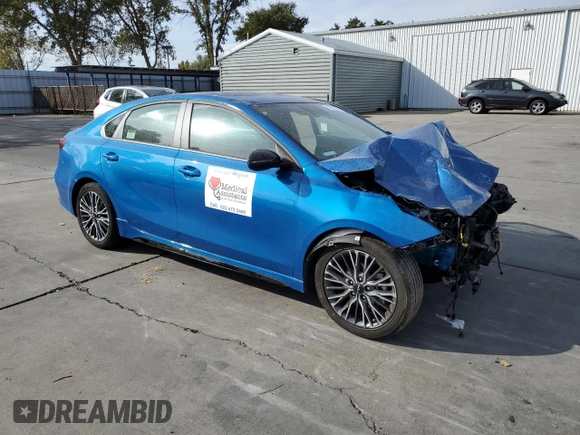 2024 Kia Forte GT-Line with VIN 3KPF54AD3RE727772, listed as a Copart auction lot 78715624 with 0 mi miles and Salvage Title. Bid and sale history available at carsss.com. Image 4.
