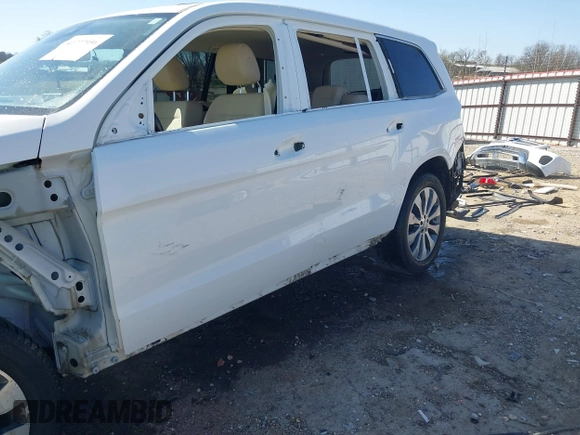 2017 Mercedes-Benz GLS 450 with VIN 4JGDF6EEXHA830879, listed as a IAAI auction lot 41777956 with 96,389 mi miles and . Bid and sale history available at DreamBid. Image 6.