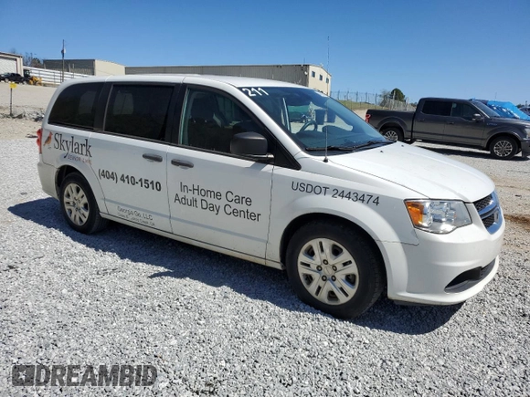 2019 Dodge Grand Caravan SE with VIN 2C4RDGBG0KR528211, listed as a Copart auction lot 48909545 with 68,494 mi miles and Salvage Title. Bid and sale history available at DreamBid. Image 4.