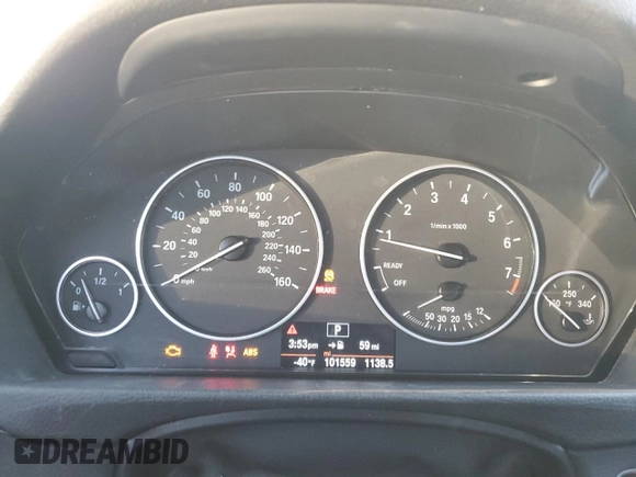2015 BMW 4 Series 428i with VIN WBA3N3C58FK234842, listed as a Copart auction lot 86396484 with 101,559 mi miles and Salvage Title. Bid and sale history available at DreamBid. Image 9.