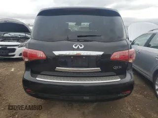 2012 Infiniti QX56 7-passenger with VIN JN8AZ2NE8C9019622, listed as a Copart auction lot 73304764 with 212,344 mi miles and Salvage Title. Bid and sale history available at carsss.com. Image 6.