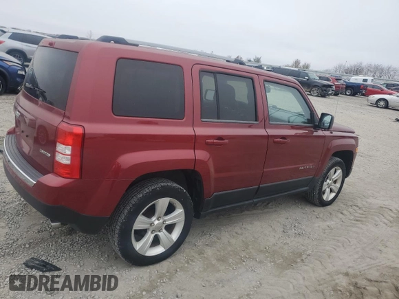 2012 Jeep Patriot Limited with VIN 1C4NJRCB2CD658758, listed as a Copart auction lot 81916764 with 104,234 mi miles and Salvage Title. Bid and sale history available at carsss.com. Image 3.