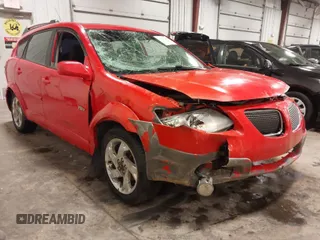 2005 Pontiac Vibe with VIN 5Y2SL63895Z414921, listed as a IAAI auction lot 41782250 with 214,655 mi miles. Bid and sale history available at carsss.com. Image 1.