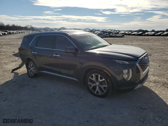 2020 Hyundai Palisade SEL with VIN KM8R34HE2LU084594, listed as a Copart auction lot 86620174 with 95,979 mi miles and Salvage Title. Bid and sale history available at carsss.com. Image 4.