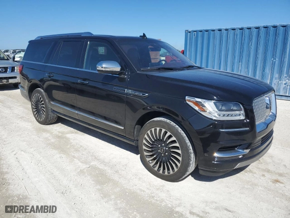 2020 Lincoln Navigator L Black Label with VIN 5LMJJ3TTXLEL03828, listed as a Copart auction lot 77517824 with 46,245 mi miles and Salvage Title. Bid and sale history available at carsss.com. Image 4.