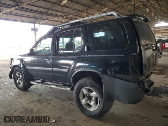 2002 Nissan Xterra XE with VIN 5N1ED28T62C534587, listed as a Copart auction lot 52828005 with 185,848 mi miles and Salvage title. Bid and sale history available at DreamBid. Image 2.