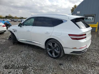 2025 Genesis GV80 Prestige with VIN KMUHEESCXSU221431, listed as a Copart auction lot 78187984 with 3,788 mi miles and Salvage Title. Bid and sale history available at DreamBid. Image 2.