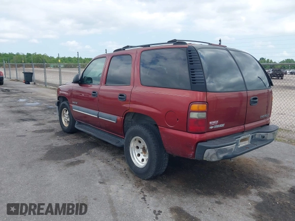 2002 Chevrolet Tahoe LT z VIN 1GNEC13Z62R163285, wystawiony jako IAAI lot #42137746 z przebiegiem 185 129 mil mil oraz . Historia ofert i sprzedaży dostępna na DreamBid. Obrazek 3.