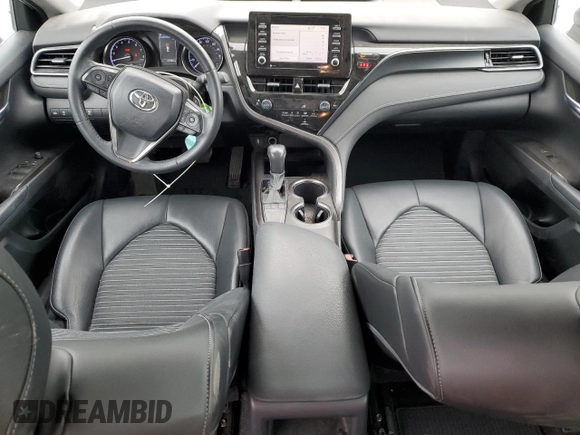 2022 Toyota Camry SE with VIN 4T1G11AK0NU002196, listed as a Copart auction lot 52739605 with 47,586 mi miles and Salvage Title. Bid and sale history available at DreamBid. Image 8.