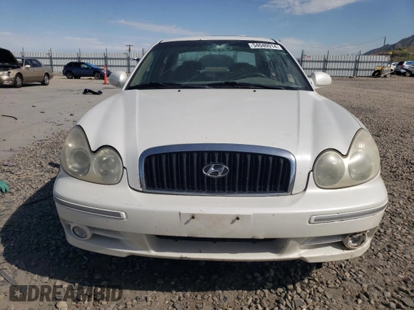 2002 Hyundai Sonata GLS with VIN KMHWF35H32A613876, listed as a Copart auction lot 81847494 with 119,892 mi miles and Salvage Title. Bid and sale history available at carsss.com. Image 5.