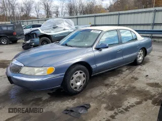 2000 Lincoln Continental with VIN 1LNHM97V5YY807538, listed as a Copart auction lot 78899234 with 126,095 mi miles and Salvage Title. Bid and sale history available at carsss.com. Image 1.