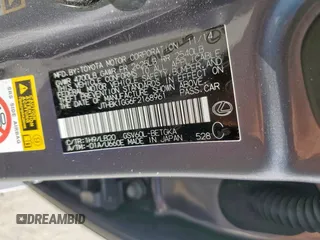 2015 Lexus ES 330 with VIN JTHBK1GG6F2168961, listed as a Copart auction lot 61363385 with 96,408 mi miles and Salvage title. Bid and sale history available at DreamBid. Image 13.