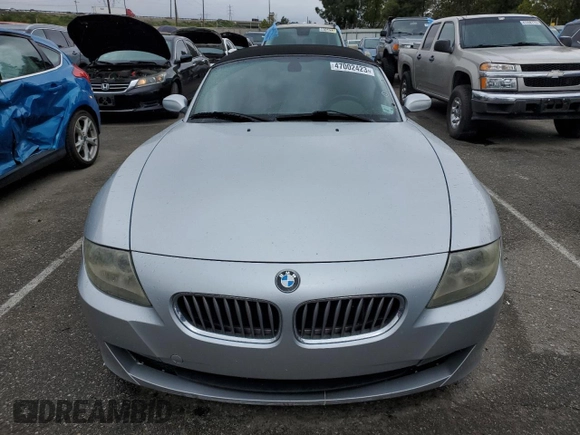 2006 BMW Z4 3.0si with VIN 4USBU53596LX01266, listed as a Copart auction lot 65622614 with 95,853 mi miles and Clean Title. Bid and sale history available at carsss.com. Image 5.