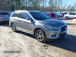 2016 Infiniti QX60 with VIN 5N1AL0MM0GC524715, listed as a IAAI auction lot 41215072 with 145,633 mi miles and . Bid and sale history available at DreamBid. Image 1.