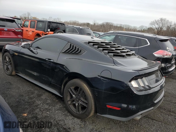 2018 Ford Mustang EcoBoost z VIN 1FA6P8TH0J5162114, wystawiony jako Copart lot #80567414 z przebiegiem 50 067 mil mil oraz Szkoda całkowita • Salvage title. Historia ofert i sprzedaży dostępna na DreamBid. Obrazek 2.