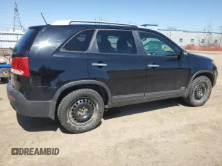 2013 Kia Sorento EX with VIN 5XYKUDA26DG368705, listed as a Copart auction lot 53322095 with 214,498 mi miles and Clean Title. Bid and sale history available at carsss.com. Image 3.