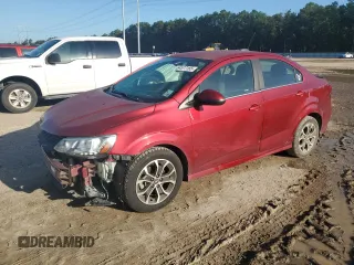 2017 Chevrolet Sonic LT with VIN 1G1JD5SH2H4144770, listed as a Copart auction lot 64577185 with 114,078 mi miles and Salvage title. Bid and sale history available at DreamBid. Image 1.