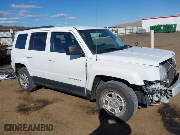 2016 Jeep Patriot Sport with VIN 1C4NJPBA7GD715040, listed as a IAAI auction lot 41970461 with 104,288 mi miles. Bid and sale history available at carsss.com. Image 1.