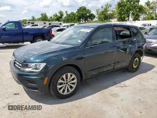 2018 Volkswagen Tiguan S with VIN 3VV0B7AX6JM123283, listed as a Copart auction lot 59985305 with 52,874 mi miles and Salvage title. Bid and sale history available at DreamBid. Image 1.