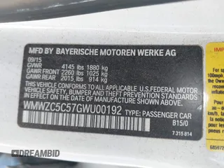 2016 MINI Countryman S z VIN WMWZC5C57GWU00192, wystawiony jako IAAI lot #42345660 z przebiegiem 57 683 mil mil oraz . Historia ofert i sprzedaży dostępna na DreamBid. Obrazek 9.