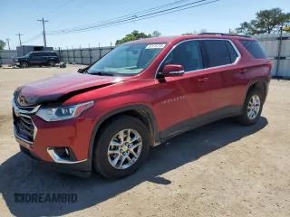 2019 Chevrolet Traverse LT Cloth z VIN 1GNERGKW8KJ299683, wystawiony jako Copart lot #53115735 z przebiegiem 148 871 mil mil oraz Nie do naprawy • Non repairable. Historia ofert i sprzedaży dostępna na DreamBid. Obrazek 1.