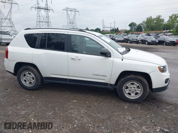 2017 Jeep Compass Sport SE с VIN 1C4NJCBA5HD123436, выставлен на аукционе IAAI как лот 42622235 с пробегом 135 334 миль миль и . История ставок и продаж доступна на DreamBid. Изображение 14.