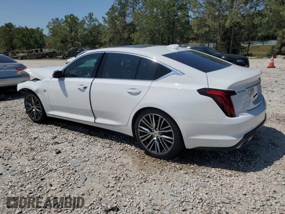 2021 Cadillac CT5 Luxury with VIN 1G6DW5RKXM0112301, listed as a Copart auction lot 52497035 with 69,261 mi miles and Salvage title. Bid and sale history available at DreamBid. Image 2.