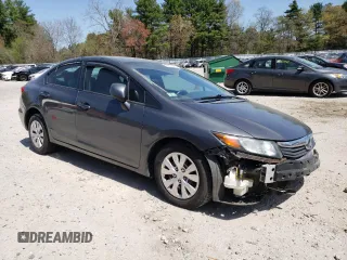 2012 Honda Civic LX with VIN 2HGFB2F53CH583118, listed as a Copart auction lot 55111215 with 133,760 mi miles and Clean Title. Bid and sale history available at DreamBid. Image 4.