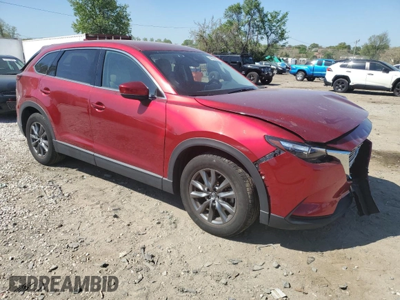 2022 Mazda CX-9 Touring with VIN JM3TCBCY7N0604970, listed as a Copart auction lot 54268855 with 63,700 mi miles and Salvage title. Bid and sale history available at DreamBid. Image 4.