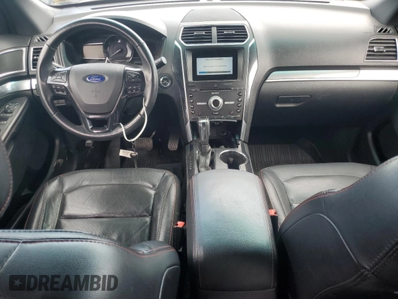 2017 Ford Explorer Sport z VIN 1FM5K8GT9HGB80981, wystawiony jako Copart lot #55249725 z przebiegiem Nie podano mil oraz Szkoda całkowita • Salvage title. Historia ofert i sprzedaży dostępna na DreamBid. Obrazek 8.