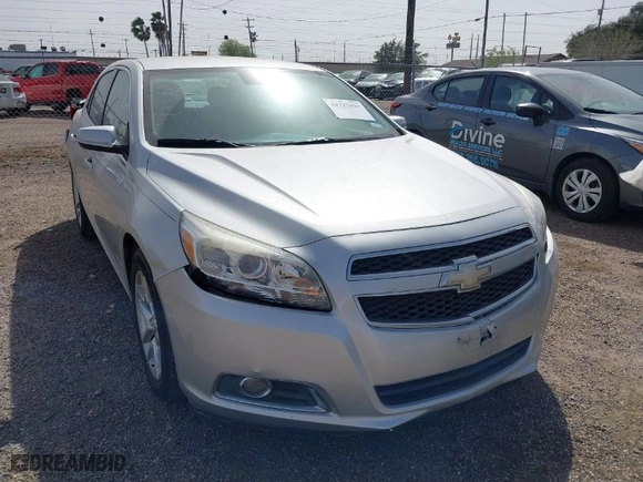 2013 Chevrolet Malibu ECO with VIN 1G11F5RR4DF104438, listed as a IAAI auction lot 41727935 with 91,533 mi miles. Bid and sale history available at carsss.com. Image 1.