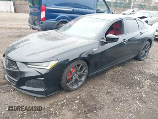 2023 Acura TLX Type S with VIN 19UUB7F97PA004000, listed as a IAAI auction lot 41313294 with 12,000 mi miles and . Bid and sale history available at DreamBid. Image 17.