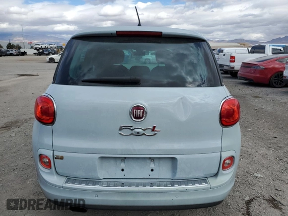 2014 FIAT 500L Easy with VIN ZFBCFABH6EZ020375, listed as a Copart auction lot 49084175 with 106,992 mi miles and Salvage Title. Bid and sale history available at carsss.com. Image 6.