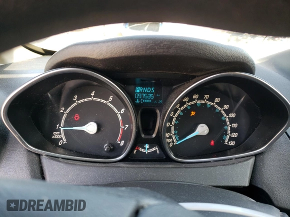 2017 Ford Fiesta SE with VIN 3FADP4EJ0HM168256, listed as a Copart auction lot 45246255 with 97,535 mi miles and Salvage Title. Bid and sale history available at DreamBid. Image 9.