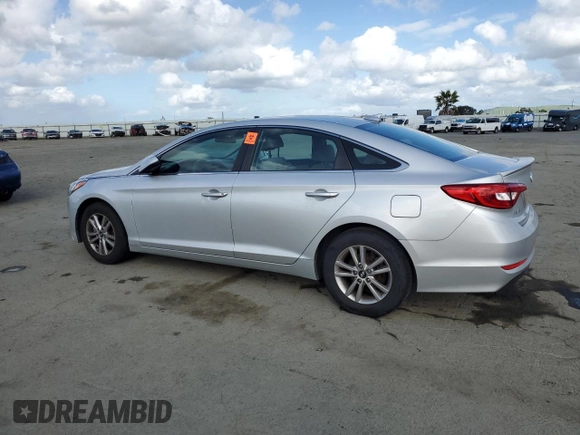 2017 Hyundai Sonata 2.4L with VIN 5NPE24AF4HH572164, listed as a Copart auction lot 50996045 with 99,418 mi miles and Salvage Title. Bid and sale history available at carsss.com. Image 2.