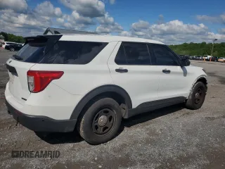 2020 Ford Police Interceptor Utility z VIN 1FM5K8AB5LGC36018, wystawiony jako Copart lot #56076965 z przebiegiem 43 525 mil mil oraz Tytuł czysty. Historia ofert i sprzedaży dostępna na DreamBid. Obrazek 3.