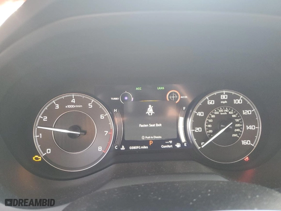 2019 Acura RDX w/Advance Pkg with VIN 5J8TC2H75KL025187, listed as a Copart auction lot 86731784 with 38,091 mi miles and Salvage Title. Bid and sale history available at carsss.com. Image 9.