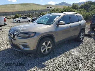 2019 Jeep Cherokee Limited with VIN 1C4PJMDX1KD345527, listed as a Copart auction lot 57636585 with 70,385 mi miles and Salvage title. Bid and sale history available at DreamBid. Image 1.