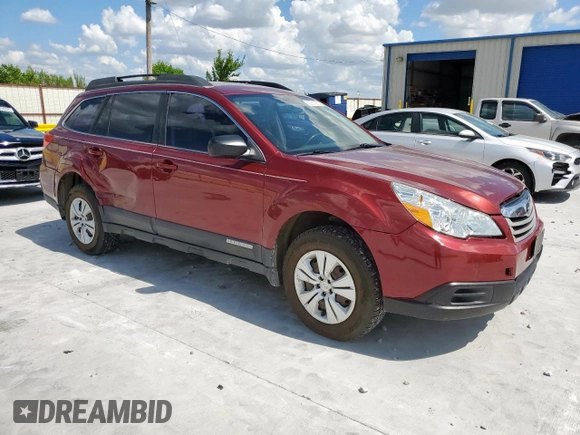 2011 Subaru Outback 2.5i with VIN 4S4BRCAC7B3326920, listed as a Copart auction lot 62001925 with 205,793 mi miles and Salvage title. Bid and sale history available at DreamBid. Image 4.