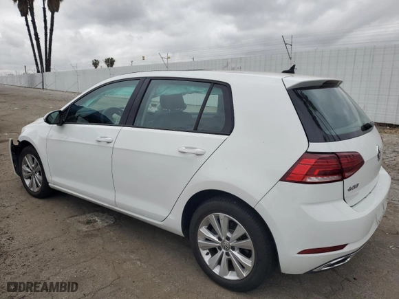 2020 Volkswagen Golf TSI with VIN 3VWG57AU1LM009105, listed as a Copart auction lot 53172025 with 46,782 mi miles and Salvage Title. Bid and sale history available at carsss.com. Image 2.