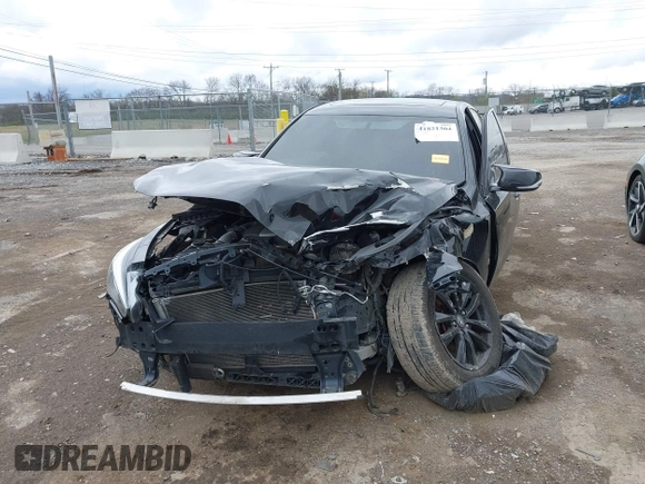 2015 Infiniti Q50 with VIN JN1BV7AP3FM347809, listed as a IAAI auction lot 41821304 with 107,733 mi miles and . Bid and sale history available at carsss.com. Image 6.