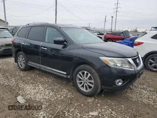 2013 Nissan Pathfinder S with VIN 5N1AR2MM5DC604128, listed as a Copart auction lot 44137875 with 225,680 mi miles and Salvage Title. Bid and sale history available at carsss.com. Image 4.